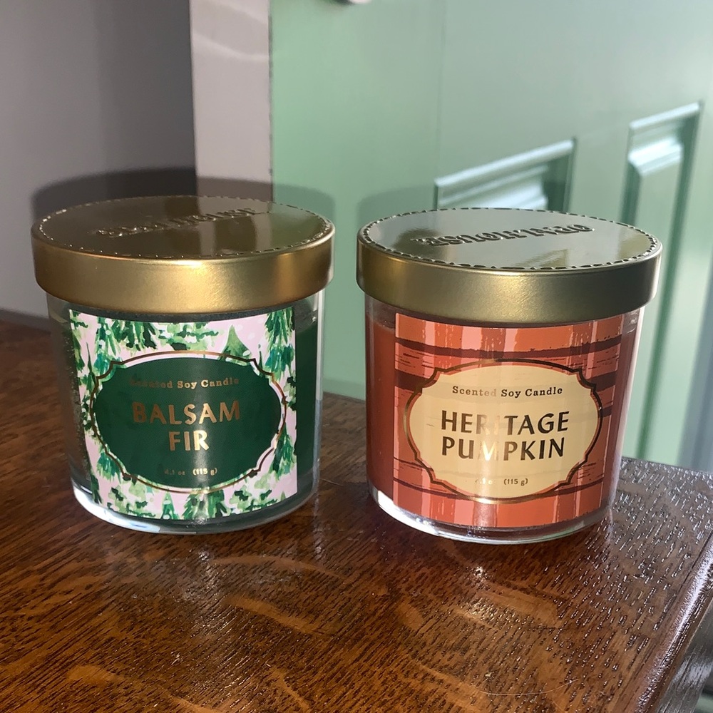 Opal House Soy Candles 4.1 oz - Pumpkin & Balsam Fir